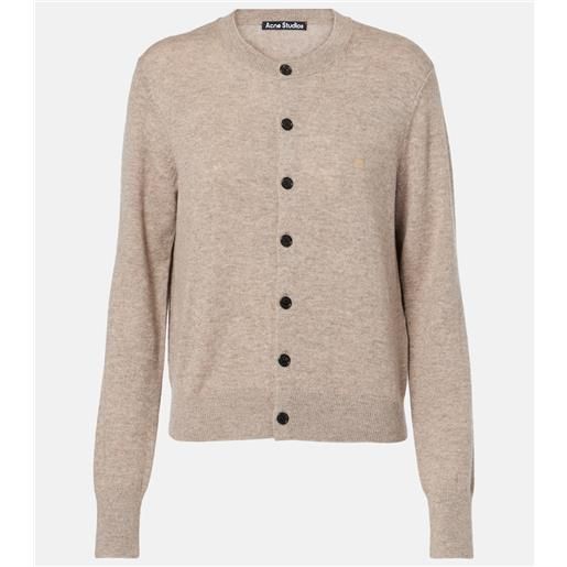 Acne Studios cardigan keny face in lana