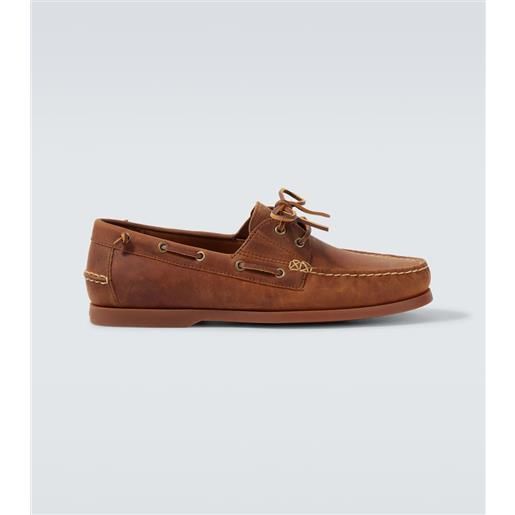 Polo Ralph Lauren scarpe da barca merton in pelle