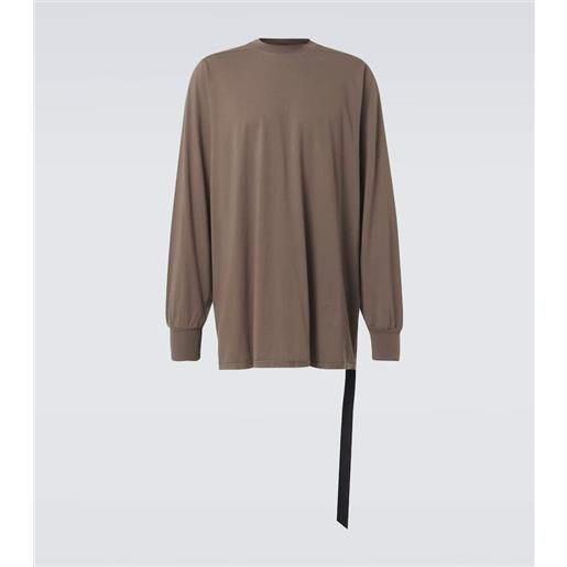 Rick Owens top oversize in jersey di cotone
