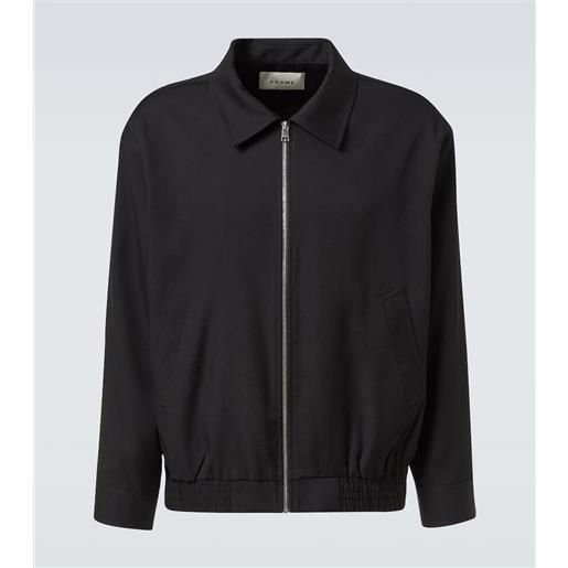 Frame blouson in lana