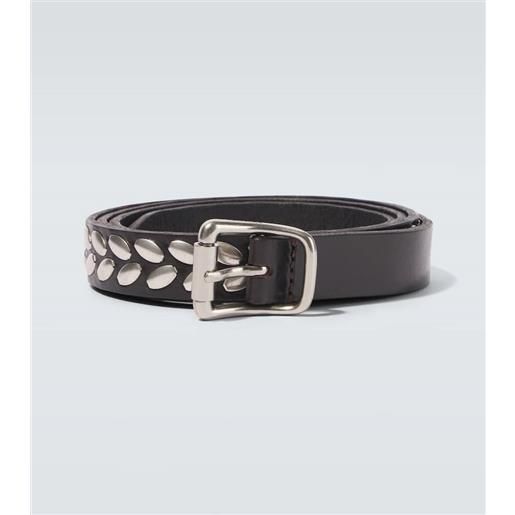 Lemaire cintura almond stud in pelle