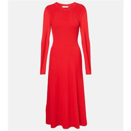 Veronica Beard abito nami in maglia a coste