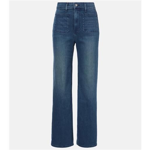 Veronica Beard jeans flared crosbie a vita alta