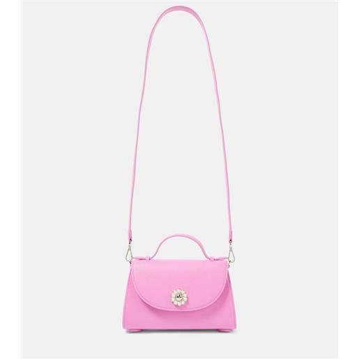 Simone Rocha borsa pochette valentine in pelle