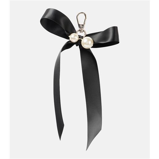 Simone Rocha portachiavi con perle bijoux