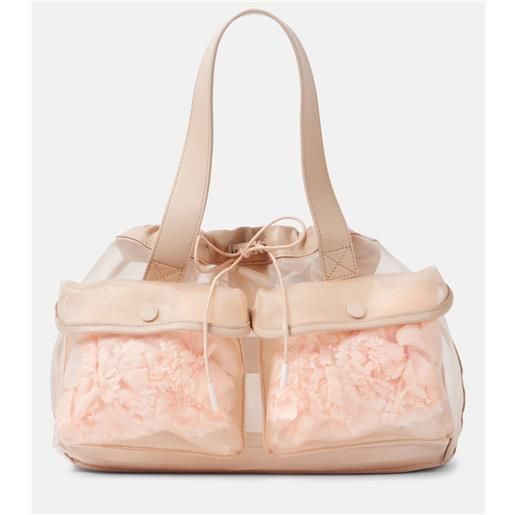 Simone Rocha borsa carnation pocket con pelle