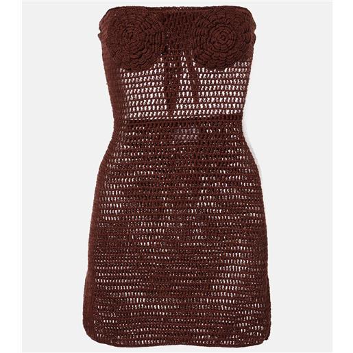 Anna Kosturova abito in crochet di cotone