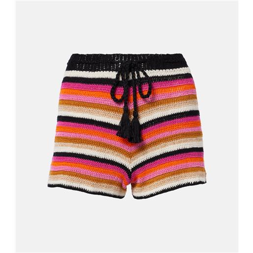 Anna Kosturova shorts summer in crochet di cotone