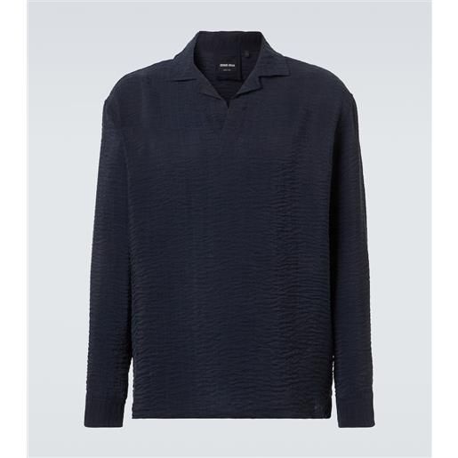 Giorgio Armani polo in jacquard