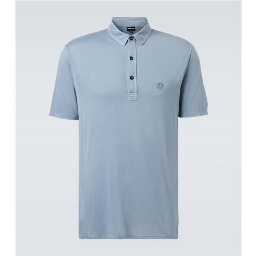Giorgio Armani polo in seta e cotone
