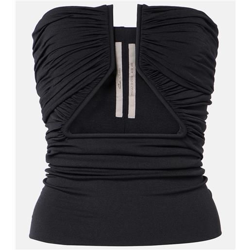 Rick Owens bustier in jersey