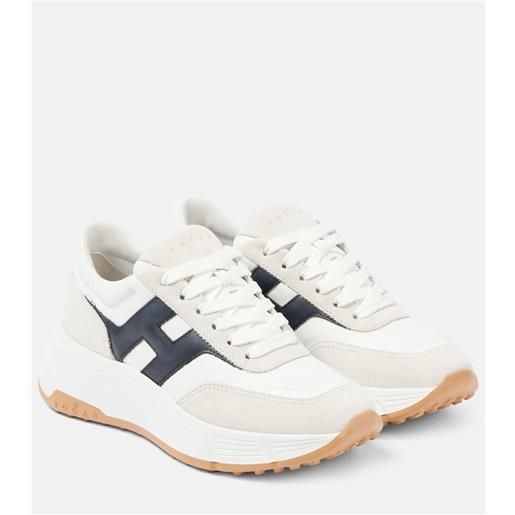 Hogan sneakers hi-fi in suede e pelle
