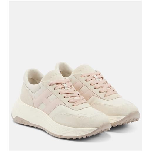 Hogan sneakers h669 in pelle e suede