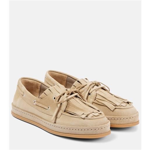 Hogan mocassini h683 in suede