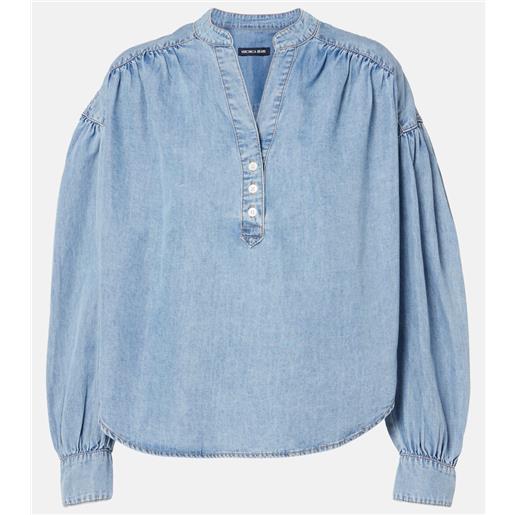 Veronica Beard camicia di jeans kylie