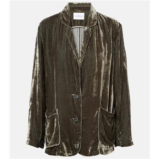 Velvet blazer kyla in velluto