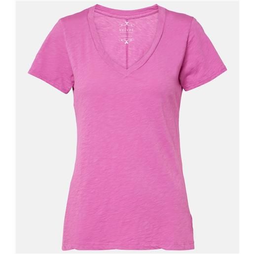 Velvet t-shirt lilith in jersey di cotone