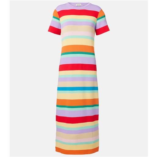 Rixo abito lungo duster a righe