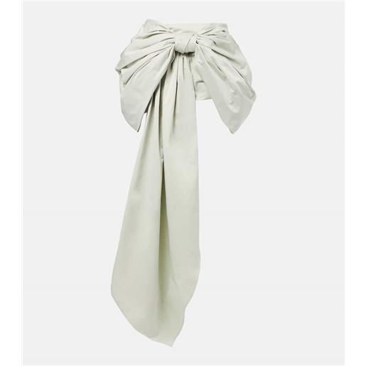 Acne Studios minigonna in misto cotone con fiocco