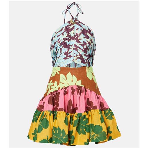 Alemais alã©mais abito corto poppy con stampa