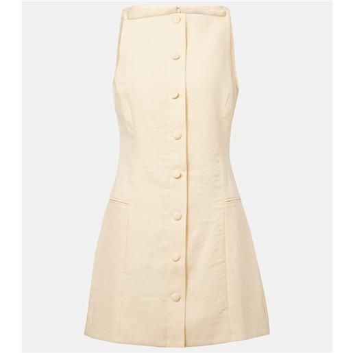 Faithfull abito corto ambra in lino