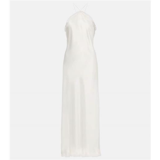 Rixo bridal - abito sottoveste harlan in raso con pizzo