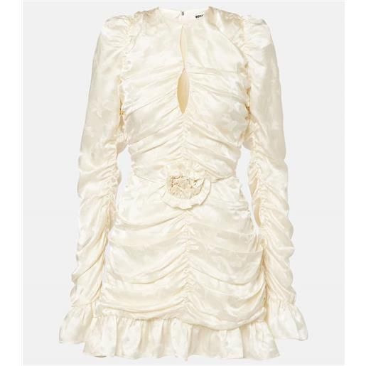 Rotate bridal - abito corto in raso di seta