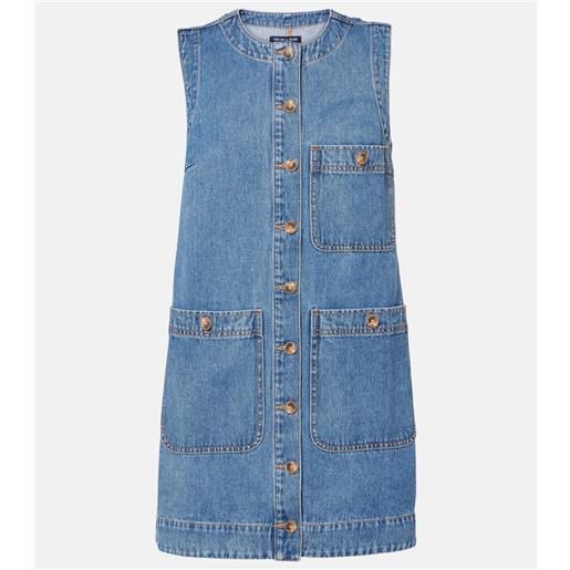 Veronica Beard abito corto di jeans oakley