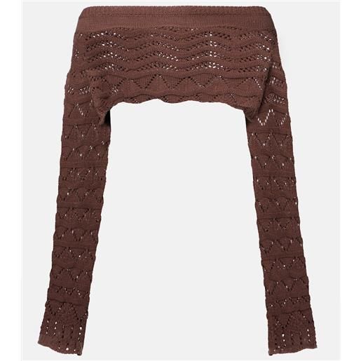 Bananhot top cropped helena in crochet