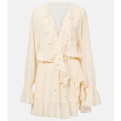 Bananhot abito corto bellen con volant