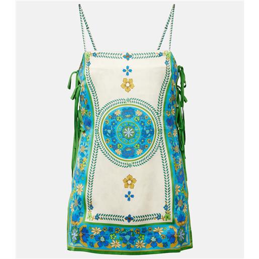 Alemais alã©mais camisole vivianna con stampa