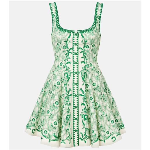 Alemais alã©mais abito corto olive in lino e cotone