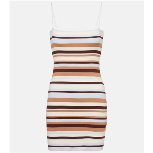 Faithfull abito corto citara in misto cotone