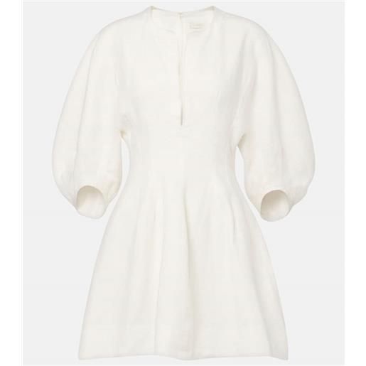 Faithfull abito corto soleil in lino