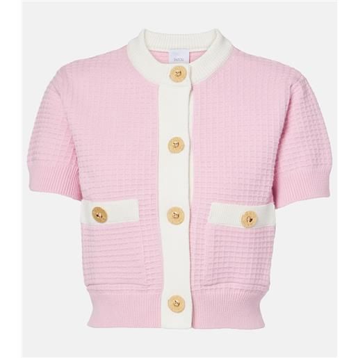 Patou cardigan in cotone a nido dâape