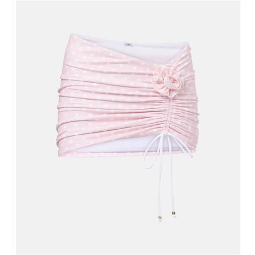 Bananhot minigonna stefani a pois con ruches