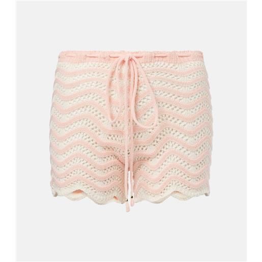 Bananhot shorts mina in misto cotone a righe