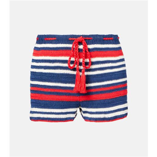 Anna Kosturova shorts in crochet di cotone