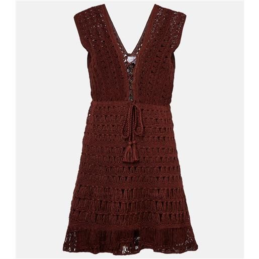 Anna Kosturova miniabito jennifer in crochet