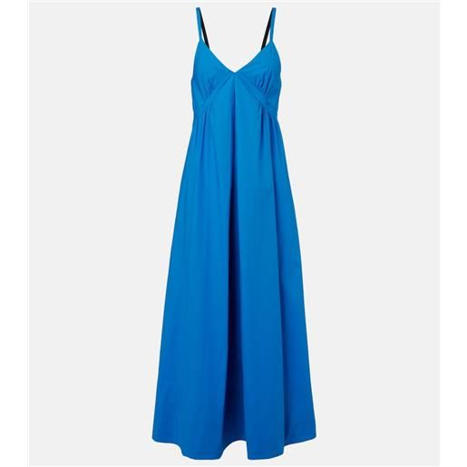 Proenza Schouler white label - abito lungo barker in popeline