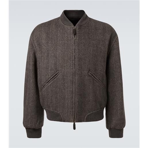 Giorgio Armani bomber in cashmere