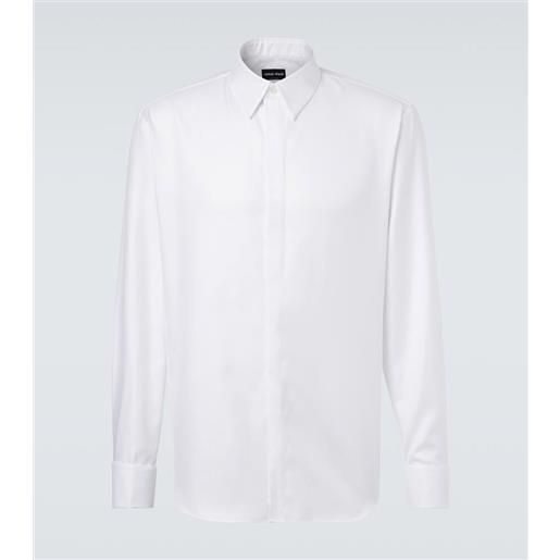 Giorgio Armani camicia in twill di cotone
