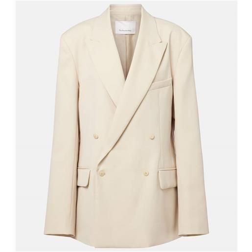 The Frankie Shop blazer doppiopetto di newark in cotone