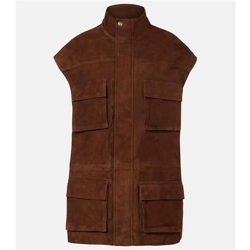 The Frankie Shop giacca oversize turin in suede