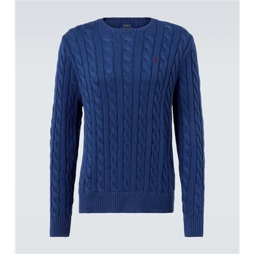 Polo Ralph Lauren pullover in cotone a trecce