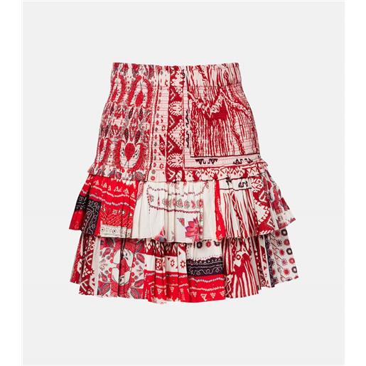 Marant Etoile minigonna naomi in cotone