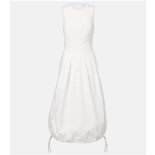 Proenza Schouler white label - abito midi marley in popeline di cotone