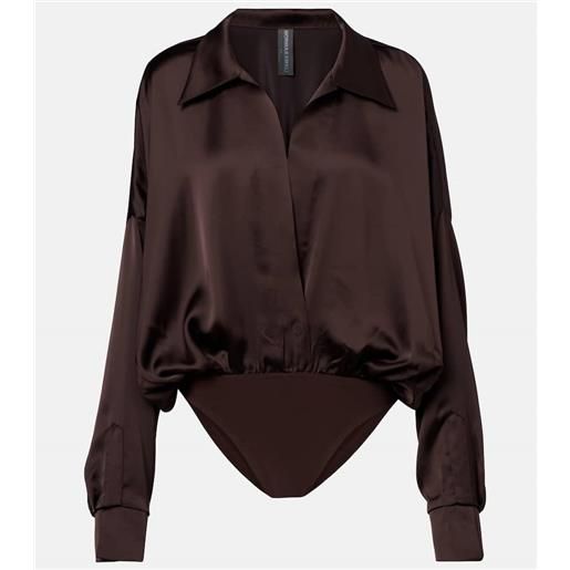 Norma Kamali body in raso