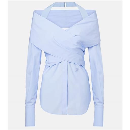 Patou blusa in popeline di cotone