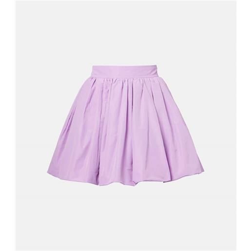 Patou minigonna in faille